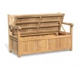 wooden storage bench