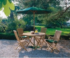 Suffolk Octagonal 1.2m Table & 4 Ashdown Chairs