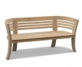 Kensington Teak 3 Seater Deco Garden Bench