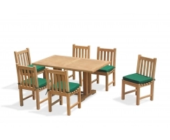 Cadogan 6 Seater Teak Table 1.5m & Windsor Side Chairs