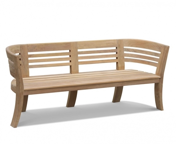 Kensington Teak 4 Seater Deco Garden Bench