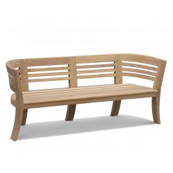 Kensington Teak 4 Seater Deco Garden Bench