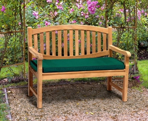 Ascot 2 Seater Teak Garden Bench – 1.2m