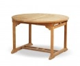 Brompton Teak Extending Garden Table, Double Leaf, Oval – 1.2 - 1.8m