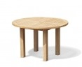 Titan Round 1.2m Table with 4 Contemporary Chairs