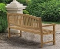 teak outdoor bench