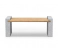 Gallery Granite and Teak Bench – 1.6m