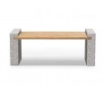 Gallery Granite and Teak Bench – 1.6m