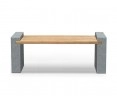 Gallery Granite and Teak Bench – 1.6m