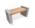 Gallery Granite and Teak Bench – 1.3m