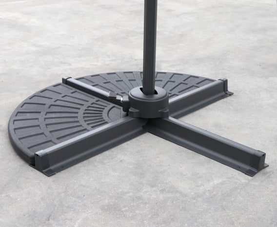 Hdpe Concrete Filled Cantilever Parasol Base Weights 2 Pieces Concrete Cantilever Parasol Base Weights Set Of 2 Jpg