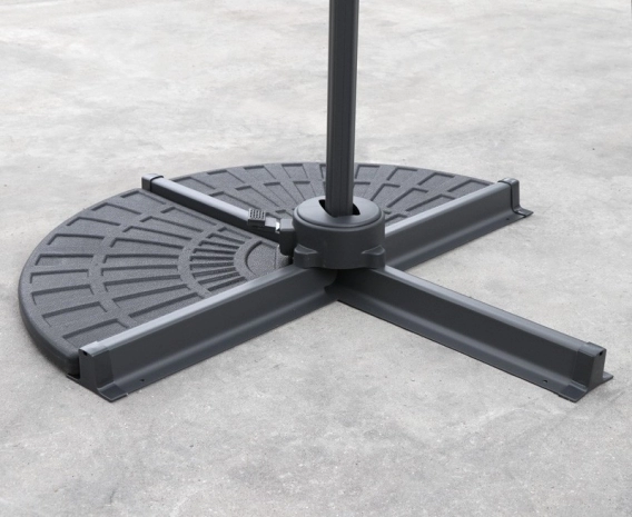 HDPE Concrete Filled Cantilever Parasol Base Weights – 2 Pieces