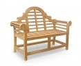 Lutyens-Style Bench, Teak – 1.35m