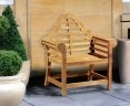 teak lutyens chair