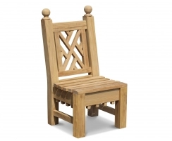 Chiswick Teak Garden Chair, Chinoiserie Dining Chair