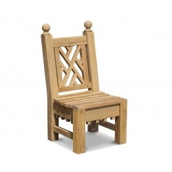 Chiswick Teak Garden Chair, Chinoiserie Dining Chair