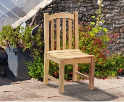 teak wooden chair