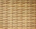 Riviera Rattan Garden Footstool, Wicker Cube Ottoman