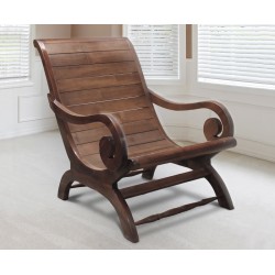 Capri Antique Planter’s Chair, Reclaimed Teak Chair