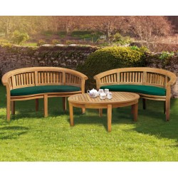 Banana Teak Coffee Table Set