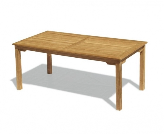 Sandringham Teak Outdoor Table, Rectangular – 1.8m