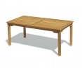 Sandringham Teak Outdoor Table, Rectangular – 1.8m