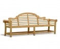 Extra-Large Teak Lutyens-Style Bench – 2.7m