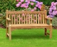 Taverners Teak Hardwood 5ft Garden Bench – 1.5m