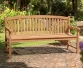 Clivedon 4 Seater Garden Bench, Teak – 1.8m/6ft