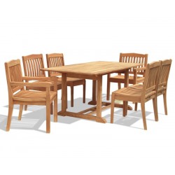 Hilgrove 6 Seater Rectangular Dining Table 1.5m, Side Chairs & Armchairs