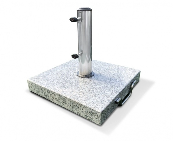 25kg Granite Parasol Base with wheels, Square