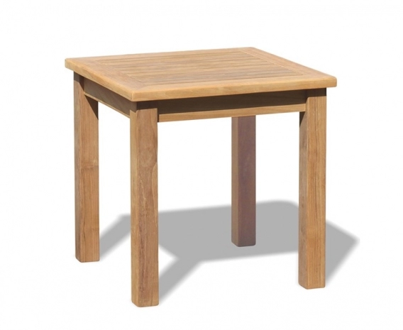 Hilgrove Square Tea Table, Teak Side Table - 0.6m