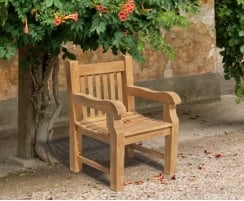 robust chunky garden chair