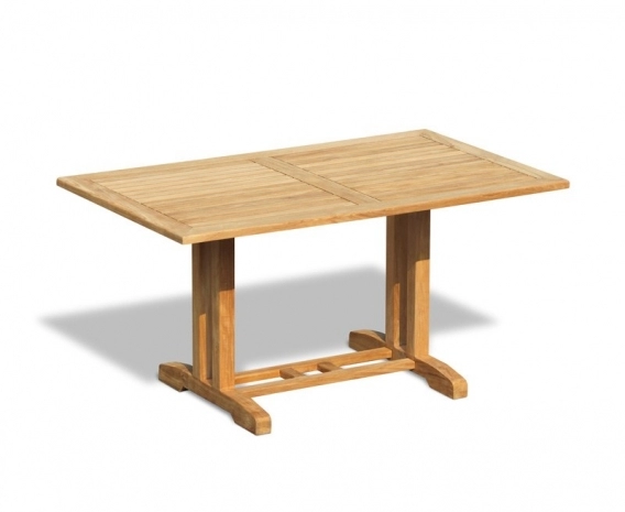 Belgrave Rectangular Teak Garden Table – 1.5m