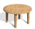 Hilgrove Round Teak Garden Coffee Table – 0.9m