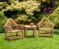 Lutyens-Style Teak 2 Seater Garden Set