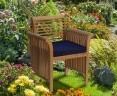 modern stylish garden armchair