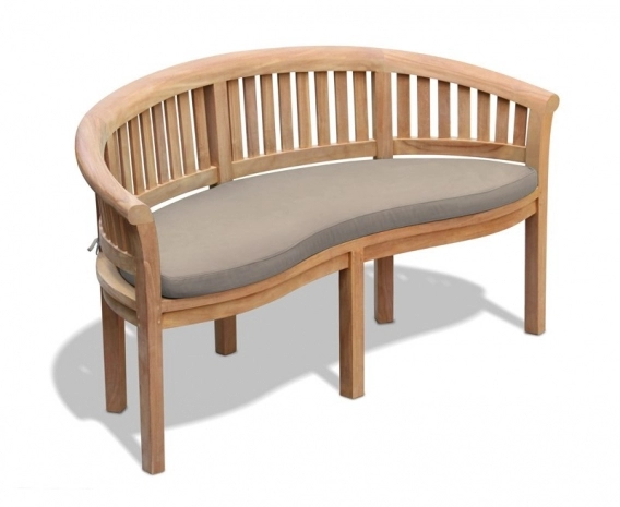 Banana Bench Cushion Banana Bench Cushion, Park Bench Cushions Outdoor Furniture