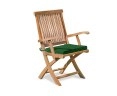 Folding Garden Chair Cushion, Tie-on Cushion Pad