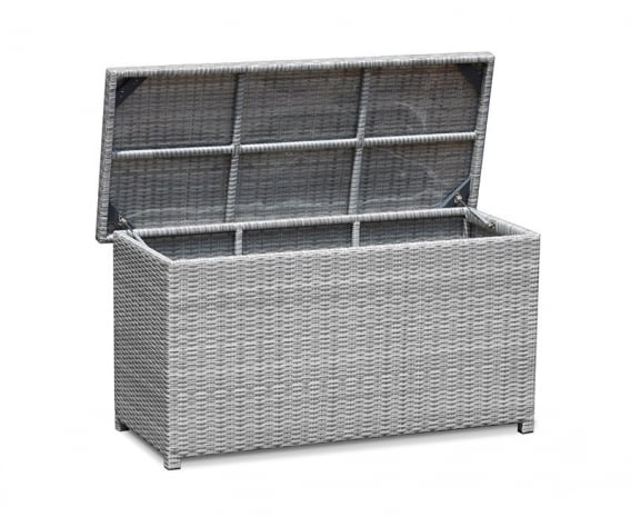 Rattan Garden Storage Box with Lid