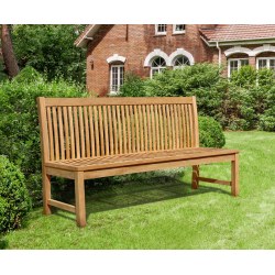 Canterbury Teak Dining Bench - Without Arms - 1.8m