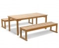 Sandringham Teak Table and Benches Set 1.8m