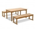 Sandringham Teak Table and Benches Set 1.5m