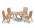 Suffolk Round 1.2m Table & 4 Cheltenham Reclining Chairs