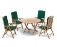 Suffolk Round 1.2m Table & 4 Cheltenham Reclining Chairs