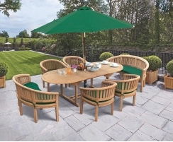 Wimbledon Teak Garden Dining Furniture Set