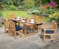 Hilgrove 6 Seater Rectangular Table 1.8m, Clivedon Side Chairs & Armchairs