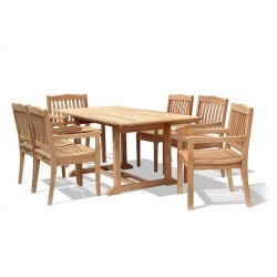 Hilgrove 1.8m with 6 Hilgrove Armchairs