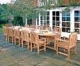 12 Seater Patio Set with Hilgrove Oval 4m Table & Armchairs