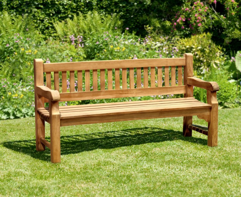 Braemar 4 Seater Teak Garden Bench 18m